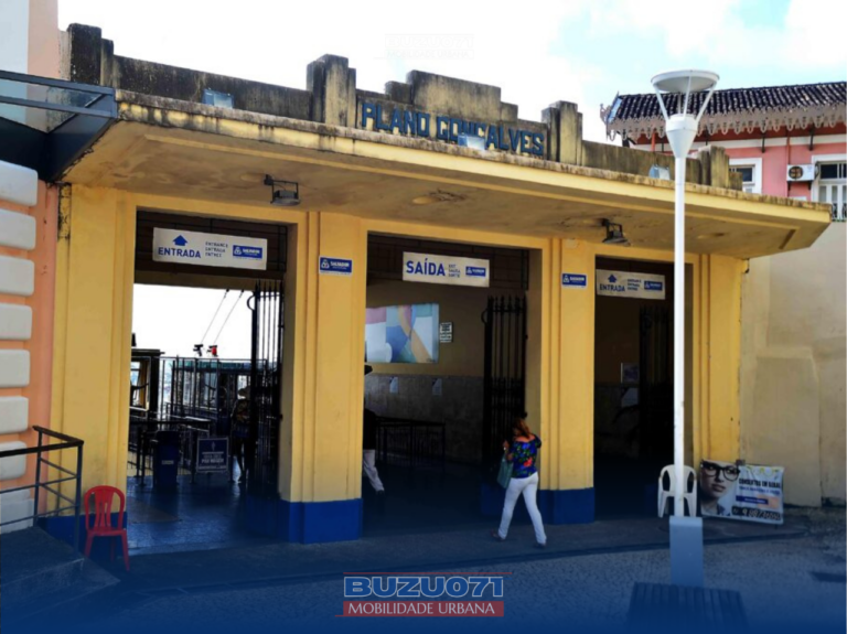 Plano Inclinado Gonçalves passa a ter tarifa gratuita até o fim das obras do Elevador Lacerda