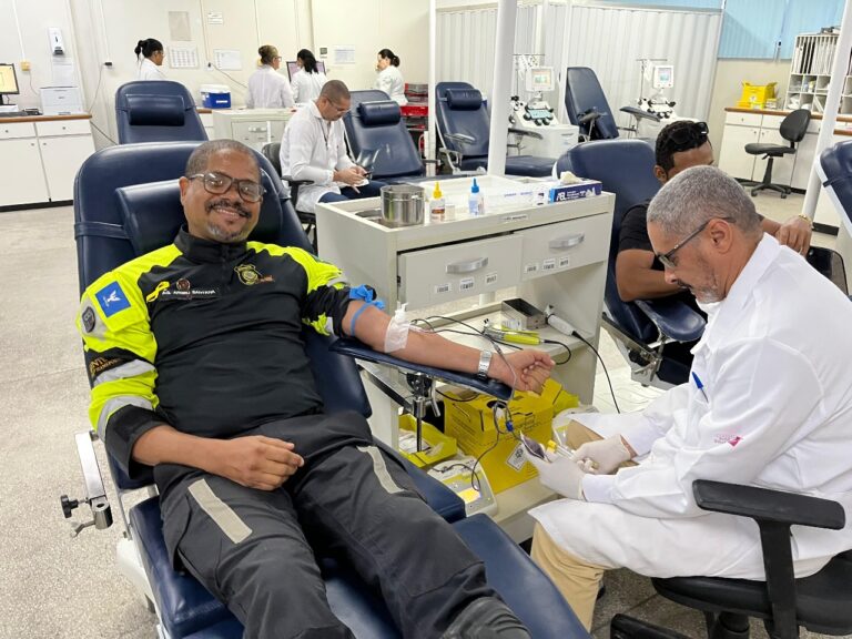 Maio Amarelo: Servidores da Semob realizam doação de sangue