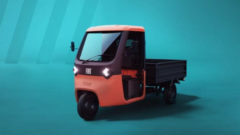 Fiat Tris: triciclo elétrico promete revolucionar entregas urbanas