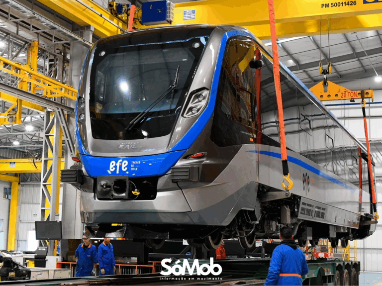 Conhecida pelas carrocerias de ônibus, Marcopolo avança na produção ferroviária e entrega novos trens ao Chile