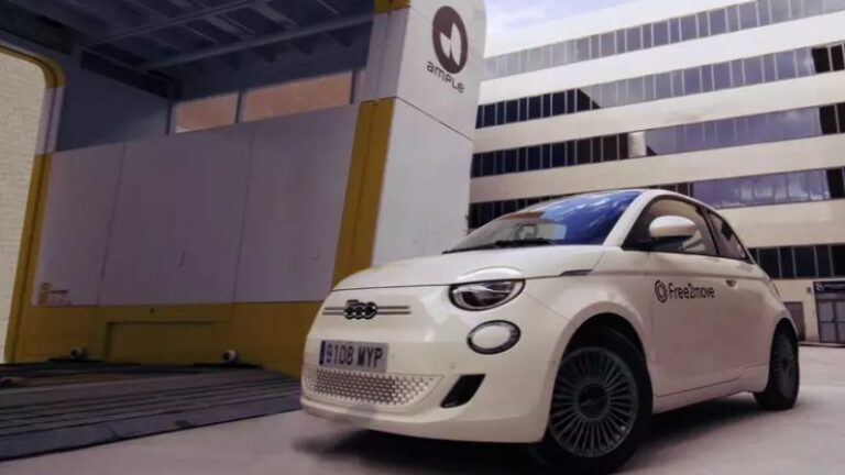 Stellantis testa troca de baterias em 5 minutos com a Ample e aposta em recarga ultrarrápida para carros elétricos