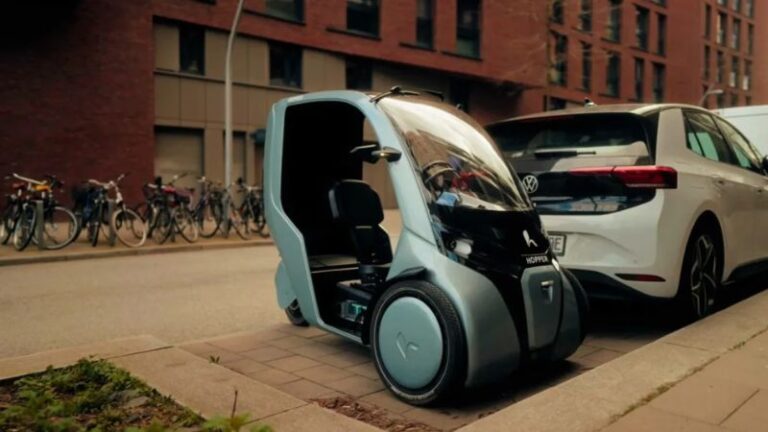 Hopper: O triciclo elétrico coberto que une conforto, sustentabilidade e estilo