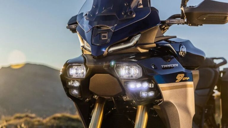 Yamaha Tracer 9 GT+ chega com faróis LED matriciais da Audi e revoluciona segurança nas motos