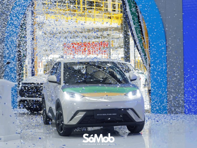 Com 35 mil unidades emplacadas, Dolphin Mini entra para a história como o primeiro BYD montado no Brasil