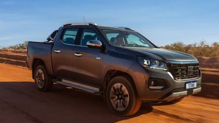 Fiat Titano 2026 chega ao Brasil com motor mais potente, direção elétrica e pacote tecnológico robusto