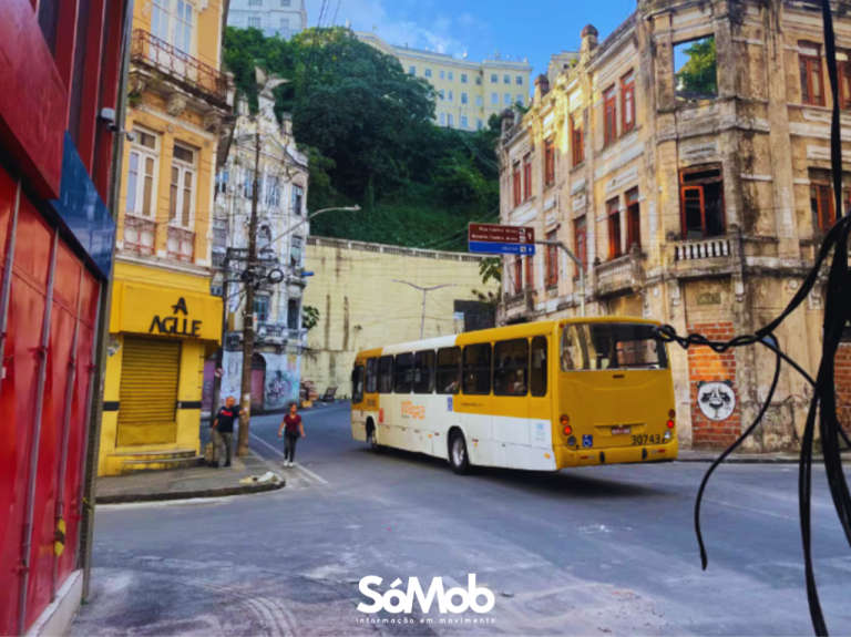 Ônibus voltam a circular pela Ladeira da Montanha após quase cinco meses de interdição