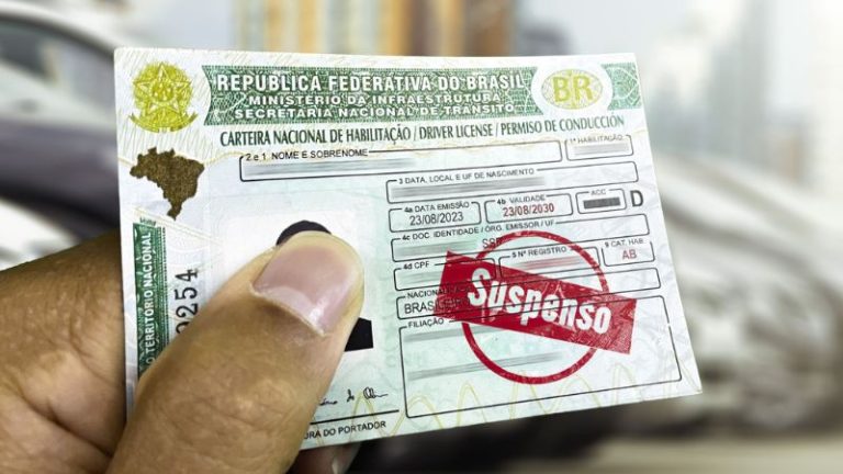 CNH suspensa na hora: conheça as infrações que podem tirar seu direito de dirigir imediatamente
