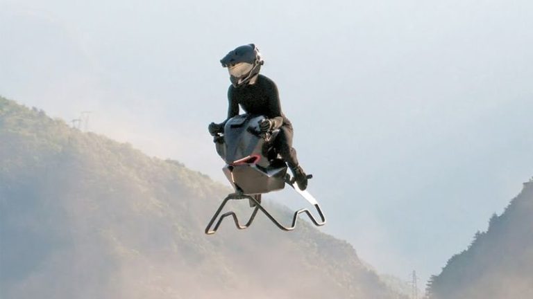Volonaut Airbike: motocicleta voadora movida a jato transforma ficção científica em realidade