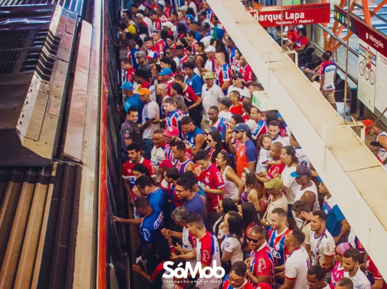 Metrô e ônibus terão operação especial para jogo entre Bahia e Bragantino