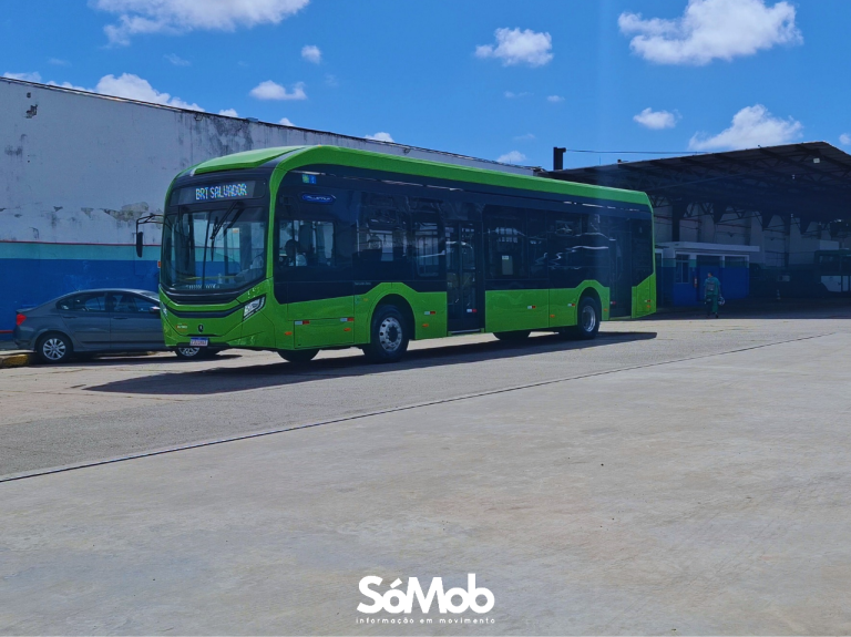 BRT Salvador vai testar novo ônibus 100% elétrico da Mercedes-Benz
