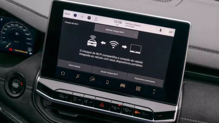 Jeep oferece Wi-Fi gratuito por até um ano nos modelos Renegade, Compass e Commander