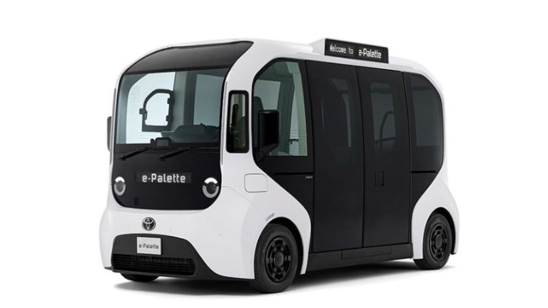 Toyota apresenta e-Palette: veículo autônomo e modular que pode ser ônibus, loja ou espaço de entretenimento