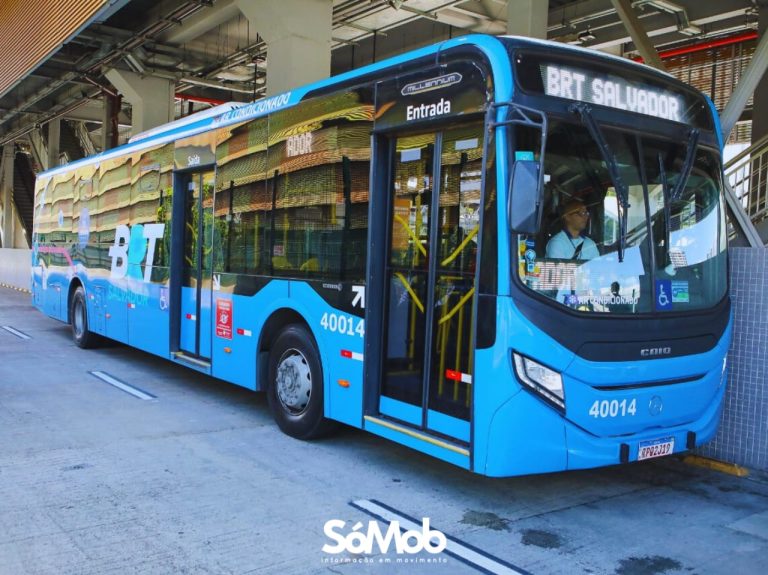 Obras de viaduto alteram operação do BRT Salvador neste sábado (8)
