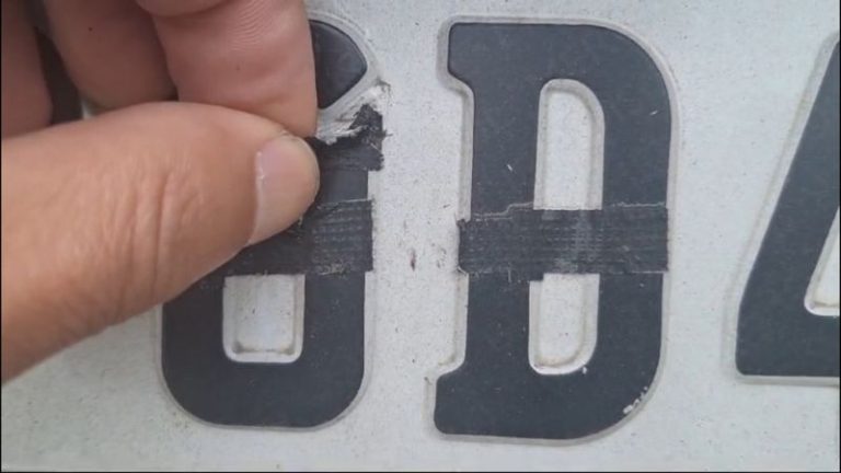 Nova lei endurece punições para adulteração de placas veiculares