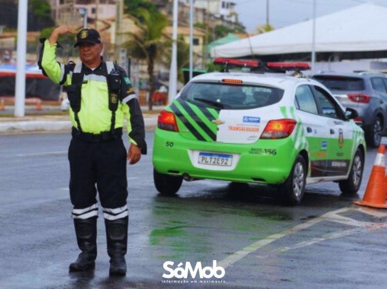 Transalvador monta operação especial de trânsito para o Natal Salvador 2025 no Centro Histórico