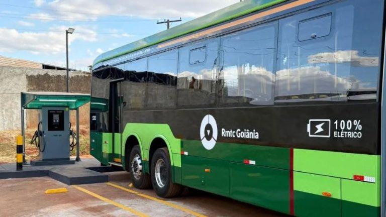 Goiânia terá o maior terminal de ônibus elétrico do Brasil