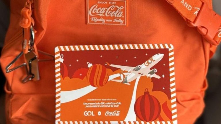 GOL e Coca-Cola transformam voos em experiência festiva de fim de ano