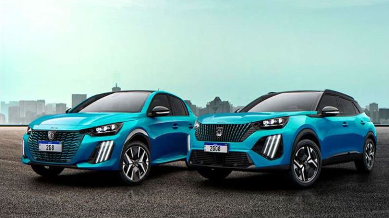 Peugeot 208 e 2008 2026 ganham cor “camaleão” e motor híbrido