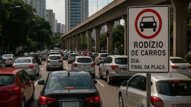 Rodízio de veículos em São Paulo volta a valer em 12 de janeiro de 2026