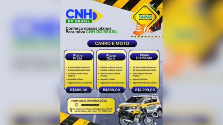 CNH mais barata: pacotes já partem de R$ 240 com novas regras