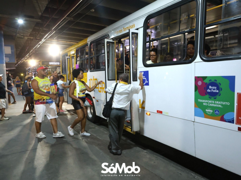 Transporte gratuito 24h se consolida como eixo da mobilidade no Carnaval de Salvador