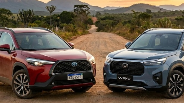 Corolla Cross vs Honda WR-V: duelo japonês no mercado de SUVs em 2026