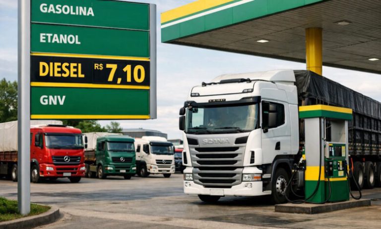 Alta do diesel pressiona transporte de cargas e pode elevar preços de produtos