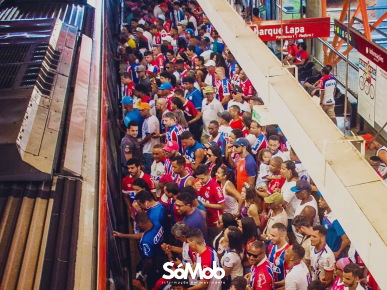 Metrô e ônibus reforçam operação para duelo entre Bahia e Athletico-PR nesta quarta