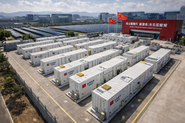 Tecnologia chinesa de armazenamento de energia ganha força como proteção contra crise do petróleo