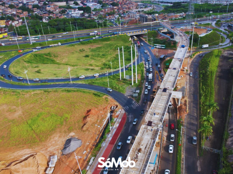 Obras do VLT vão provocar interdições noturnas na BR-324 entre os dias 26 e 31 de maio