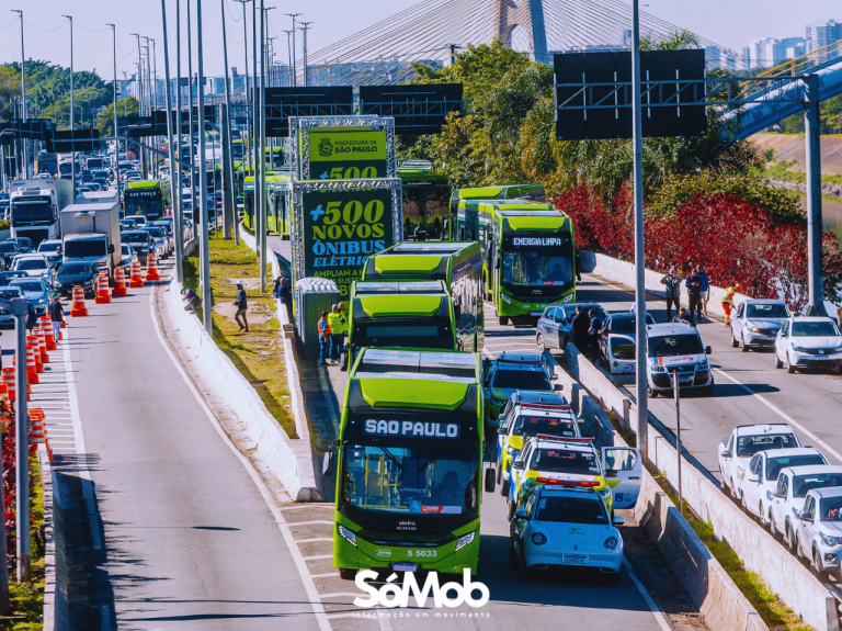 São Paulo incorpora 500 ônibus elétricos e amplia liderança nacional na eletrificação do transporte público