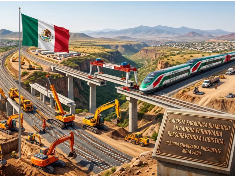 México aposta em megaprojeto ferroviário inspirado na China para transformar a logística nacional