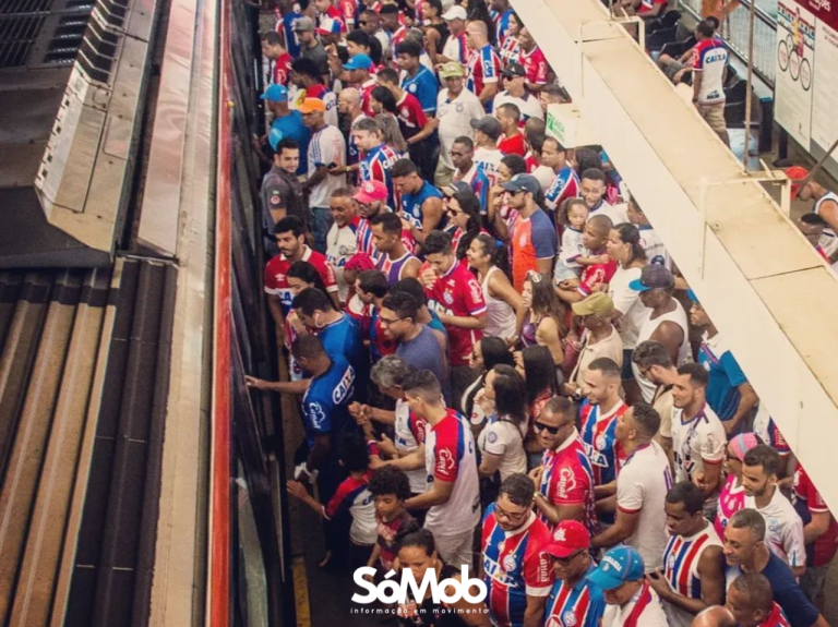 Bahia x Corinthians: Metrô de Salvador terá operação especial para atender torcedores neste domingo (26)