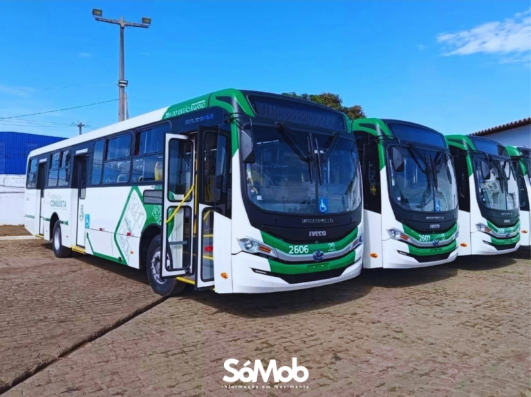 Vitória da Conquista amplia renovação da frota e recebe 26 novos ônibus para o transporte coletivo