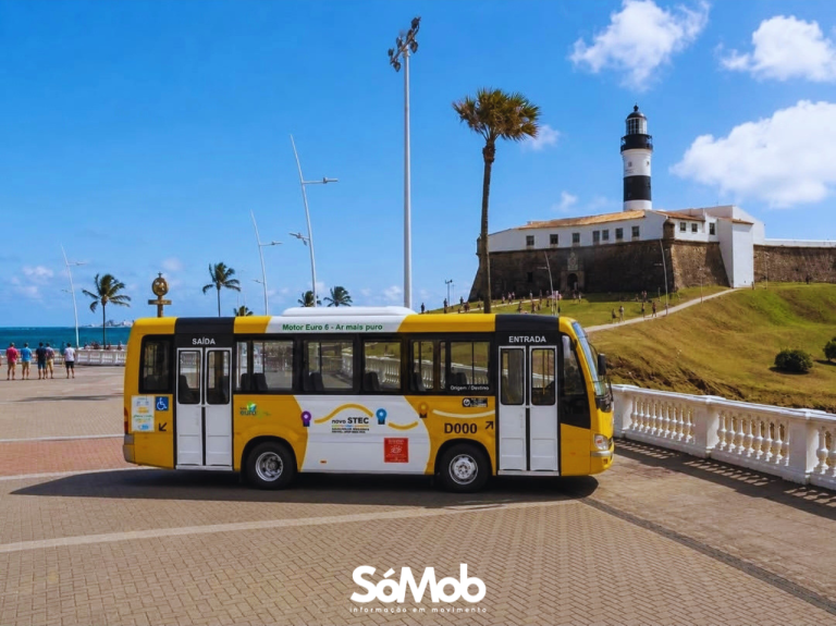 Nova pintura dos ônibus do STEC é apresentada; principal novidade estará na renovação da frota