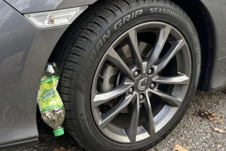 Garrafa presa ao pneu pode ser sinal de tentativa de roubo; veja como agir