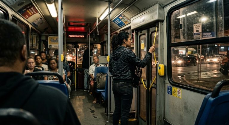 Mulheres, idosos e pessoas com deficiência poderão desembarcar fora do ponto de ônibus à noite