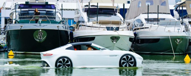 Barco-carro inspirado em orca será apresentado no São Paulo Boat Show 2026