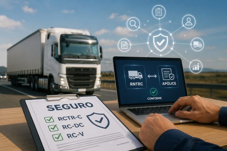 ANTT amplia fiscalização eletrônica sobre seguros obrigatórios no transporte de cargas